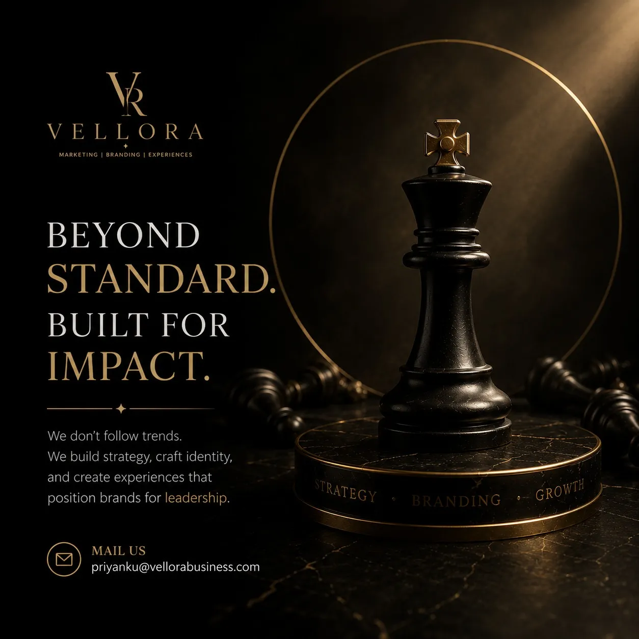 Vellora — Beyond Standard. Built for Impact.